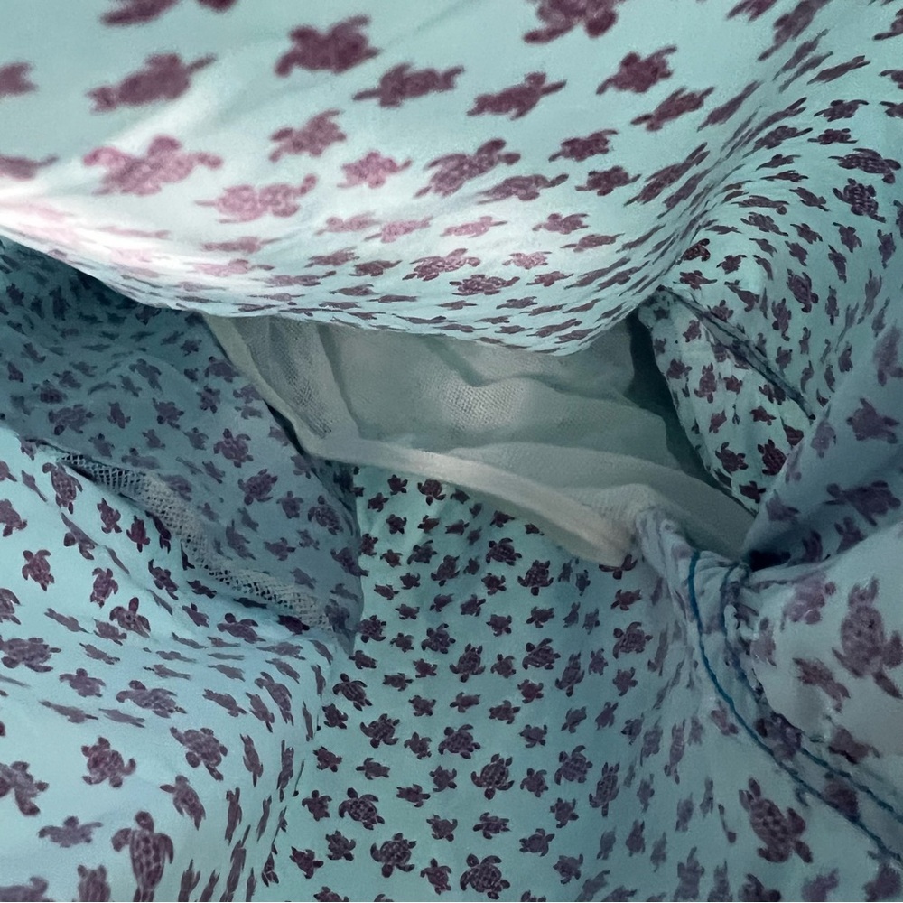 Vilebrequin - Moorea Mid-Length Printed Swim Shorts - Blue Size Large 130 - Picture 12 of 14